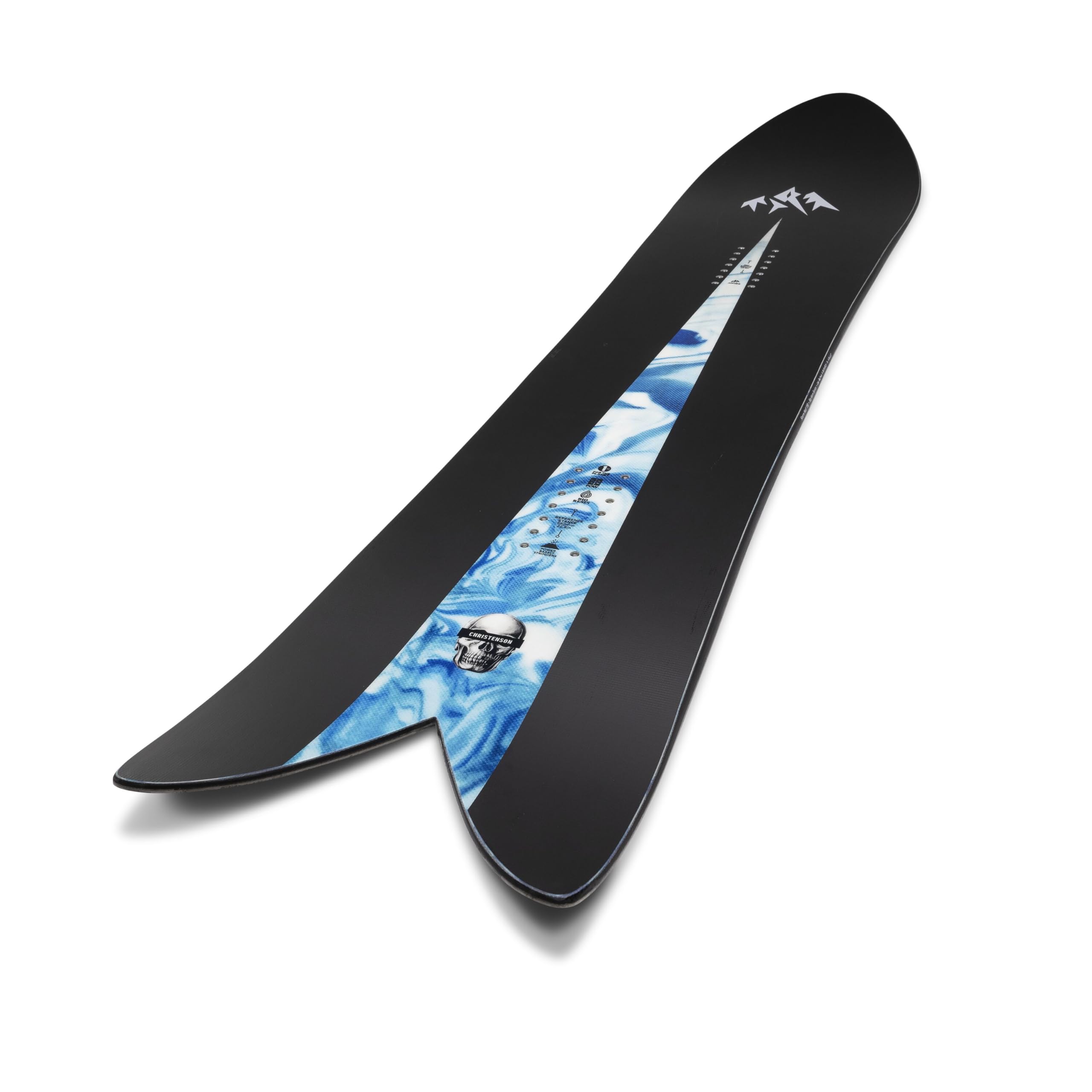 JONES - Storm Wolf, Snowboards Surf Shape, Ideal for high Speed slashing in Any Condition, Size 158, Color Black