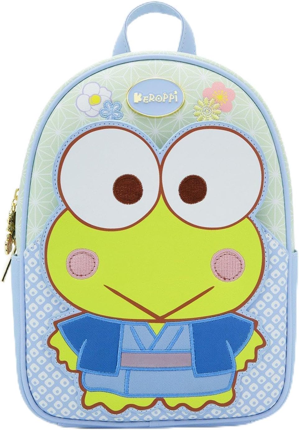 Hot TopicHer Universe Keroppi Wagara Kimono Mini Backpack MULTI