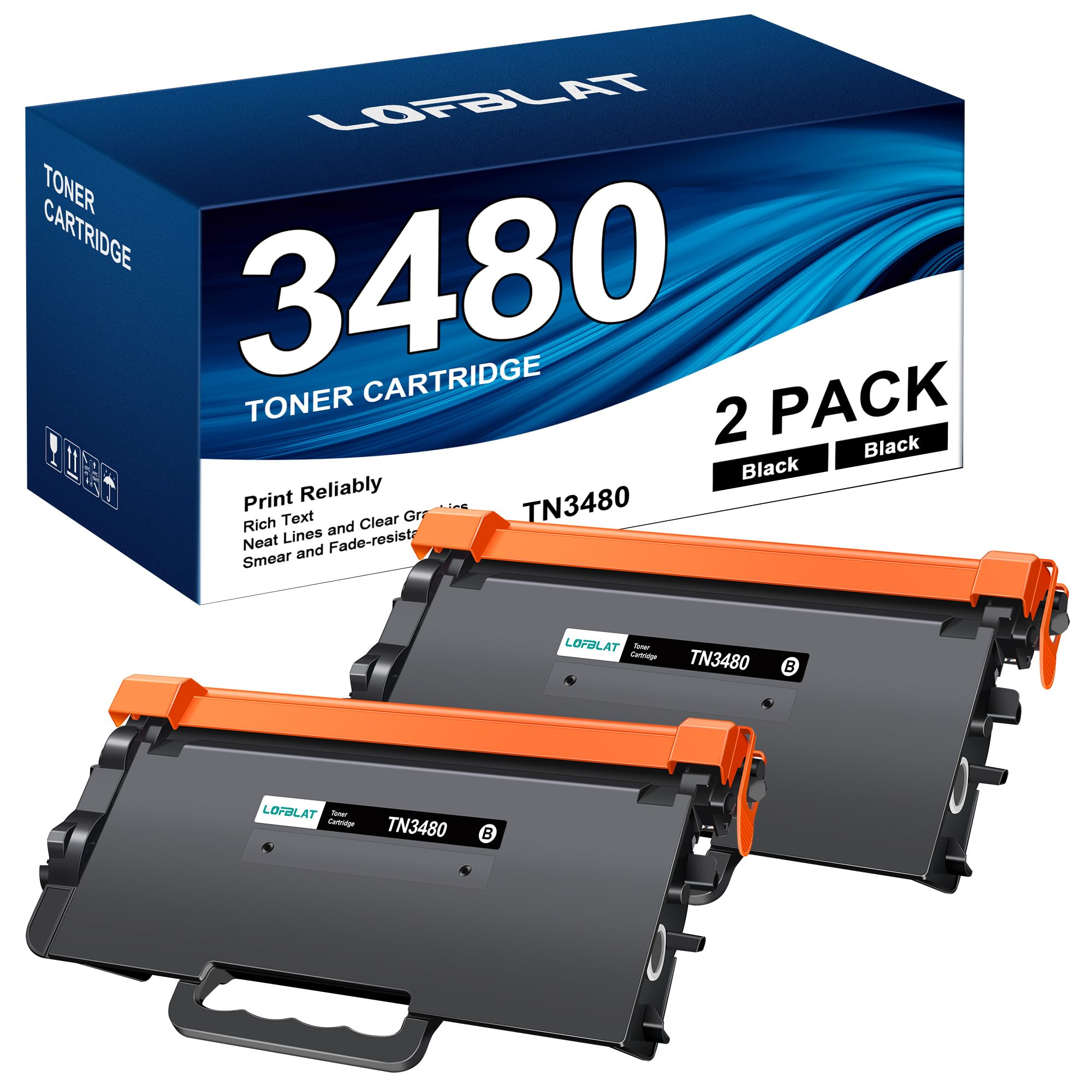 Toner Bank TN3480 Cartuccia Toner Copatibile Per Brother TN-3480 - Foto 2