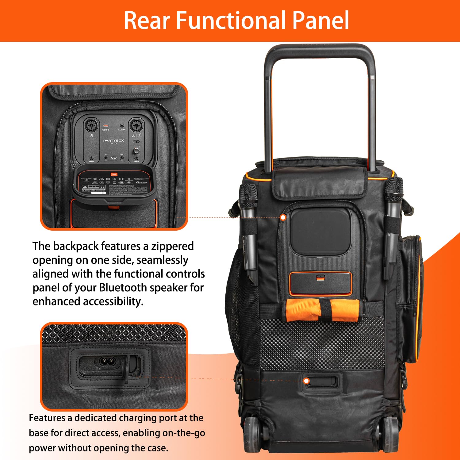 Jeachan Speaker Carry Case - Thumbnail 5
