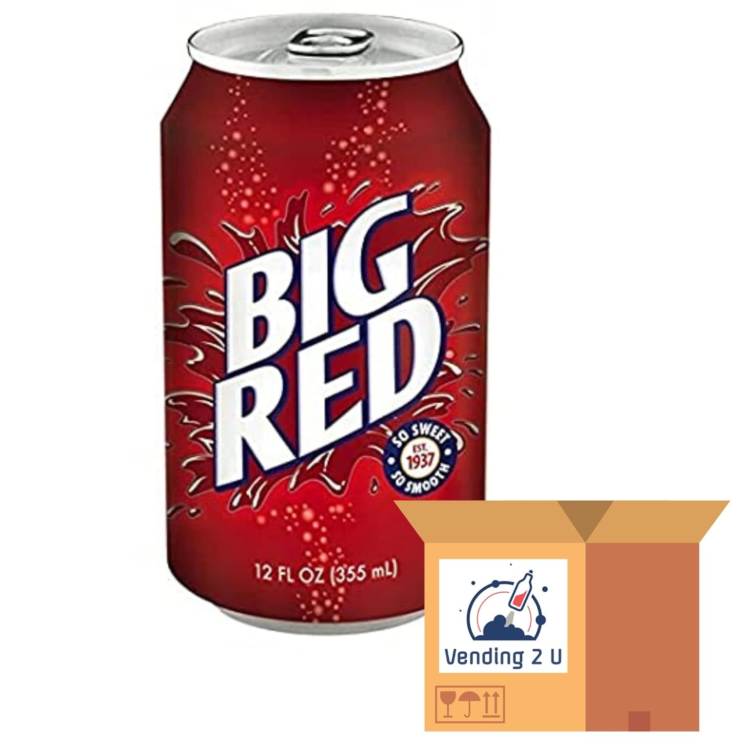 Big Red Soda 12oz Cans (Pack of 24)