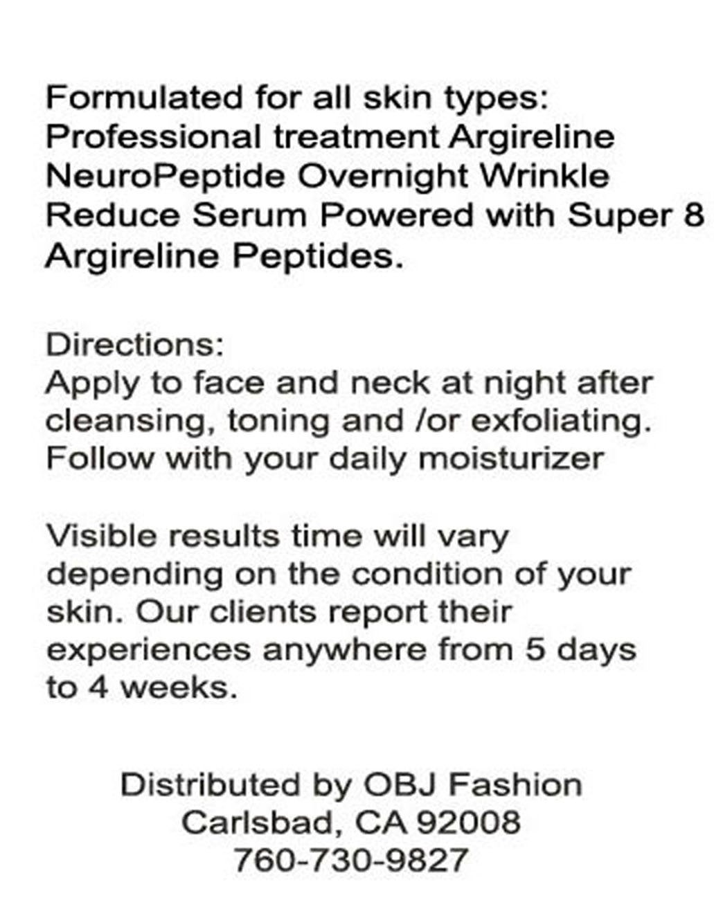 Magic Night Serum-No Needle Alternative-Best Argireline Peptides Overnight Firming Serum-Argireline, Matrixyl 3000, SNAP-8, Pentapeptide-18 (Leuphasyl), SYN-AKE, Copper Peptide,Syn-Coll, Syn-Tacks