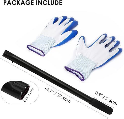 Miniatura 7 de Reemplazo de mango de gato de 2 toneladas horizontal hidráulico poste Jack Stands automotriz Car Jack Accesorios (negro)