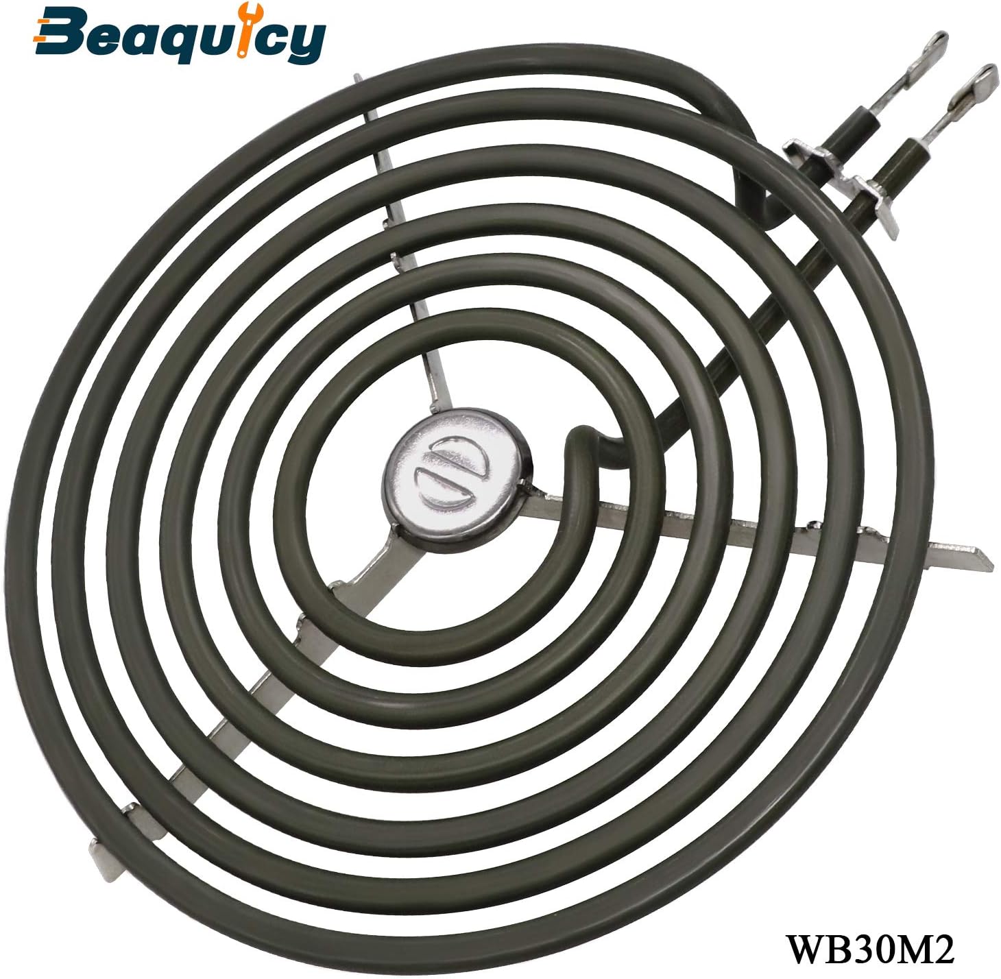 WB30M1 WB30M2 Surface Element Kit by Beaquicy - Replacement for Ken-more GE Range Stove Burner - 2 Pack WB30M1 Range 6" Surface Burner Element with 2 Pack WB30M2 Range 8" Surface Burner Element : Appliances