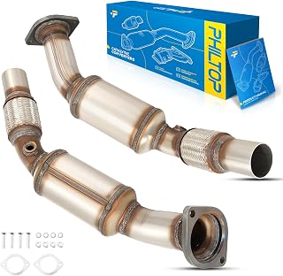 PHILTOP Catalytic Converter for 2006-2019 Charger, 2005-2019 300, 2009-2019 Challenger, 2005-2007 Magnum 5.7L, 2 pcs, EPA Complaint #OE Replace 54605 54604
