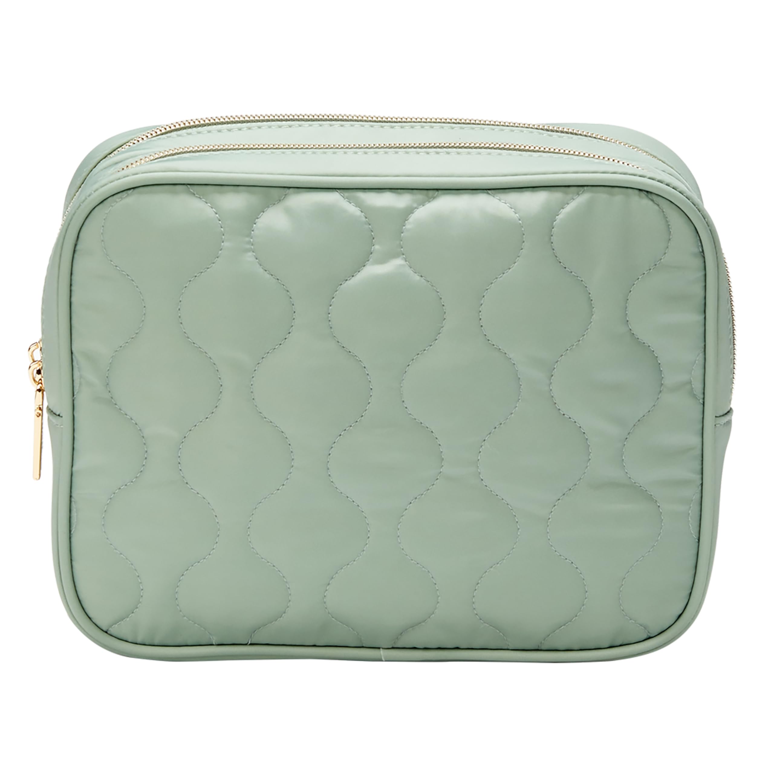 conair travel toiletry bag toiletries Amazon.com : CONAIR Double-Zip Toiletry Travel Bag, Travel Makeup Bag  Organizer, 2 Zippered Compartments, Easy to Clean, 1 Count, Sage Green :  Beauty & Personal Care