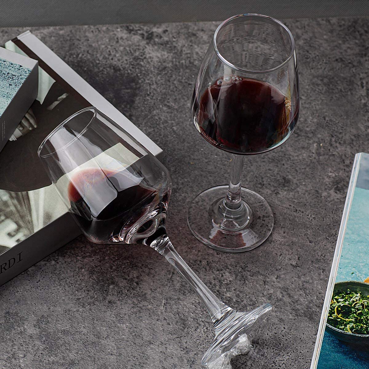 BINZO Wine Glasses - Set of 6 -7