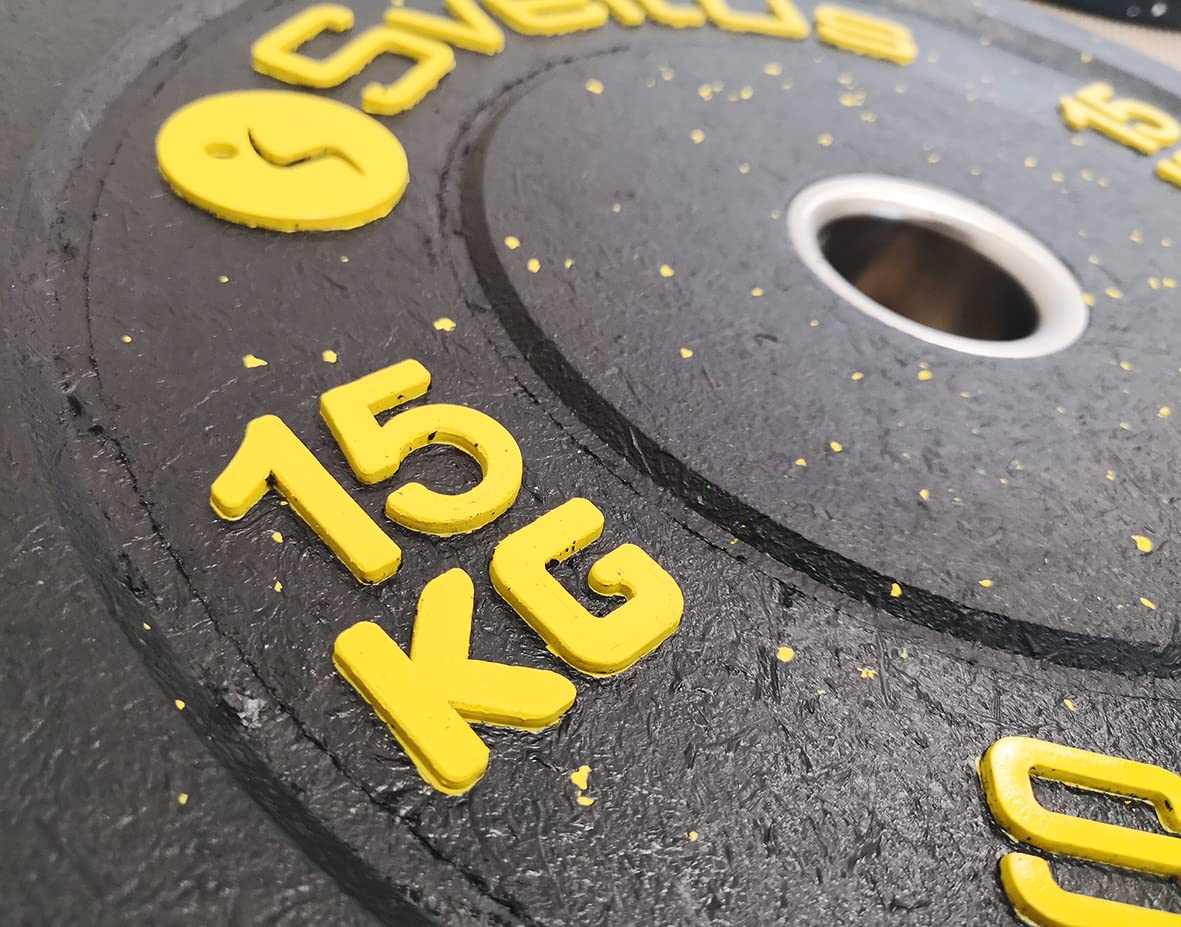 Disque olympique bumper 15 kg x1