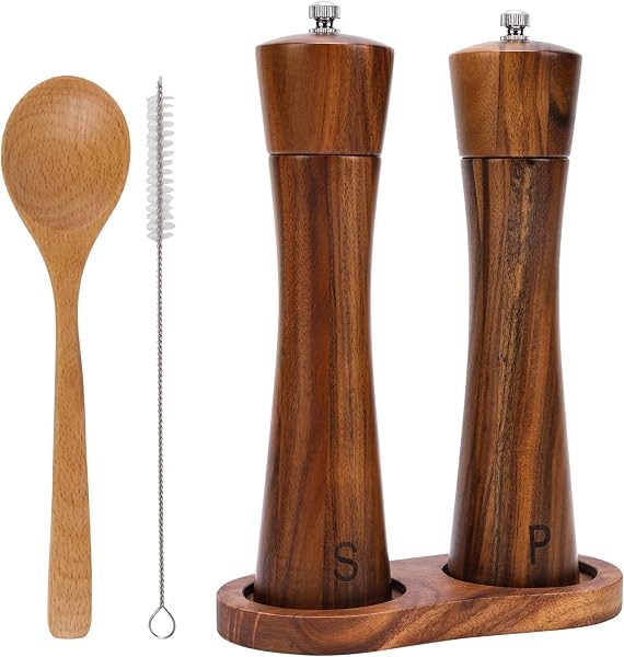 Salt and Pepper Grinder Set 8 Inch