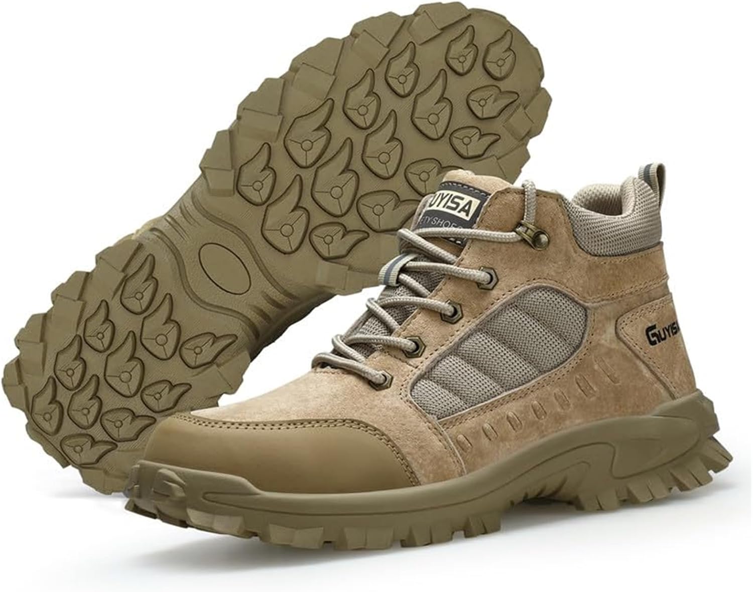 Steel Toe Shoes for Men Lightweight Breathable Work Shoes Construction Industrial Work Tennis Shoes Safety Shoes Comfortable Steel Toe Sneakers for Men Women