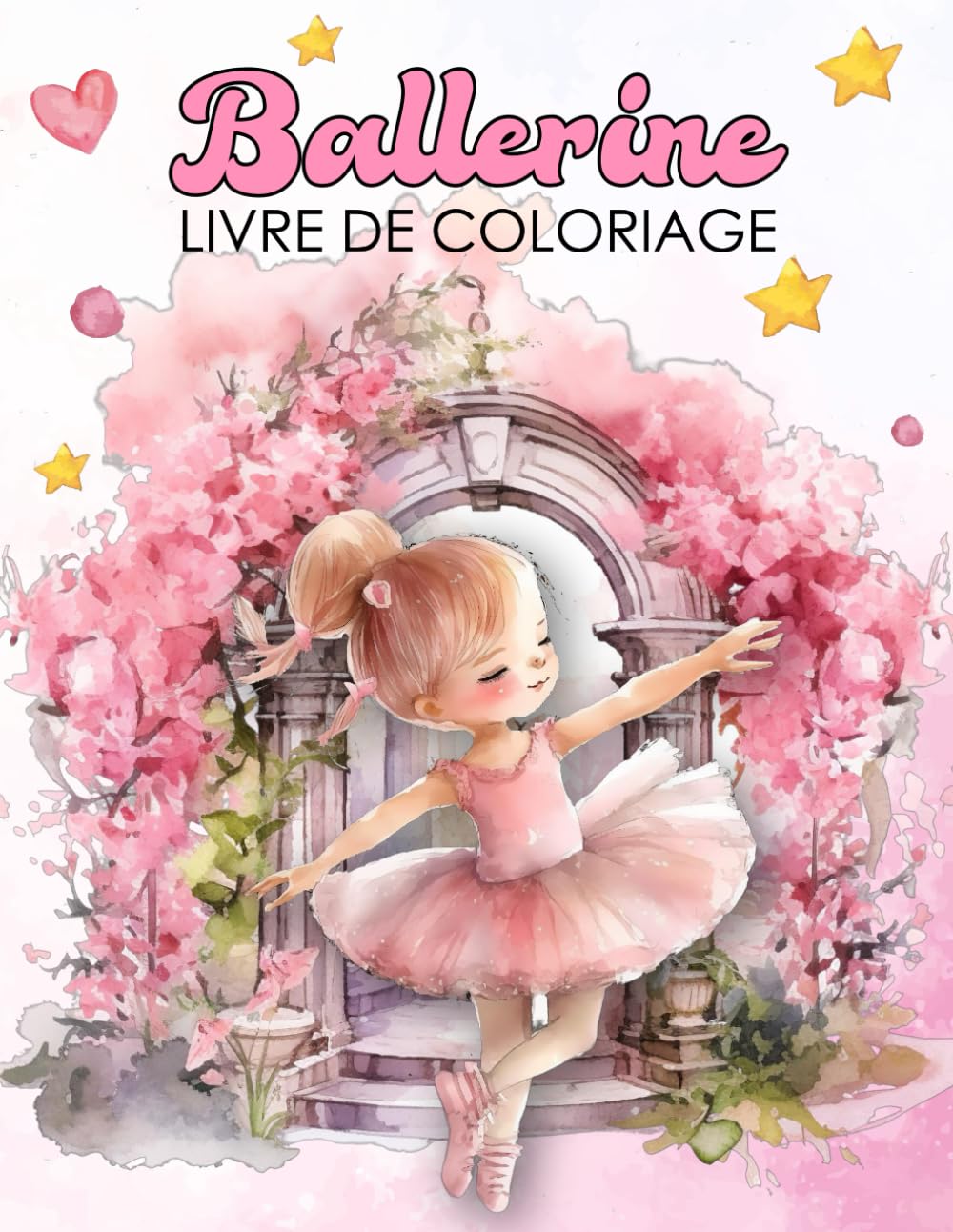 Ballerine Livre De Coloriage: Scènes De Danse Et De Ballet Inspirantes Avec Des Poses Gracieux Un Excellent Cadeau Pour Les Jeunes Danseurs