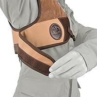 Vista 3 de WAYNE'S DOG Escudos de retroceso de lona de cuero con construcción duradera, ajuste sólido y acolchado para rango, tiro, caza