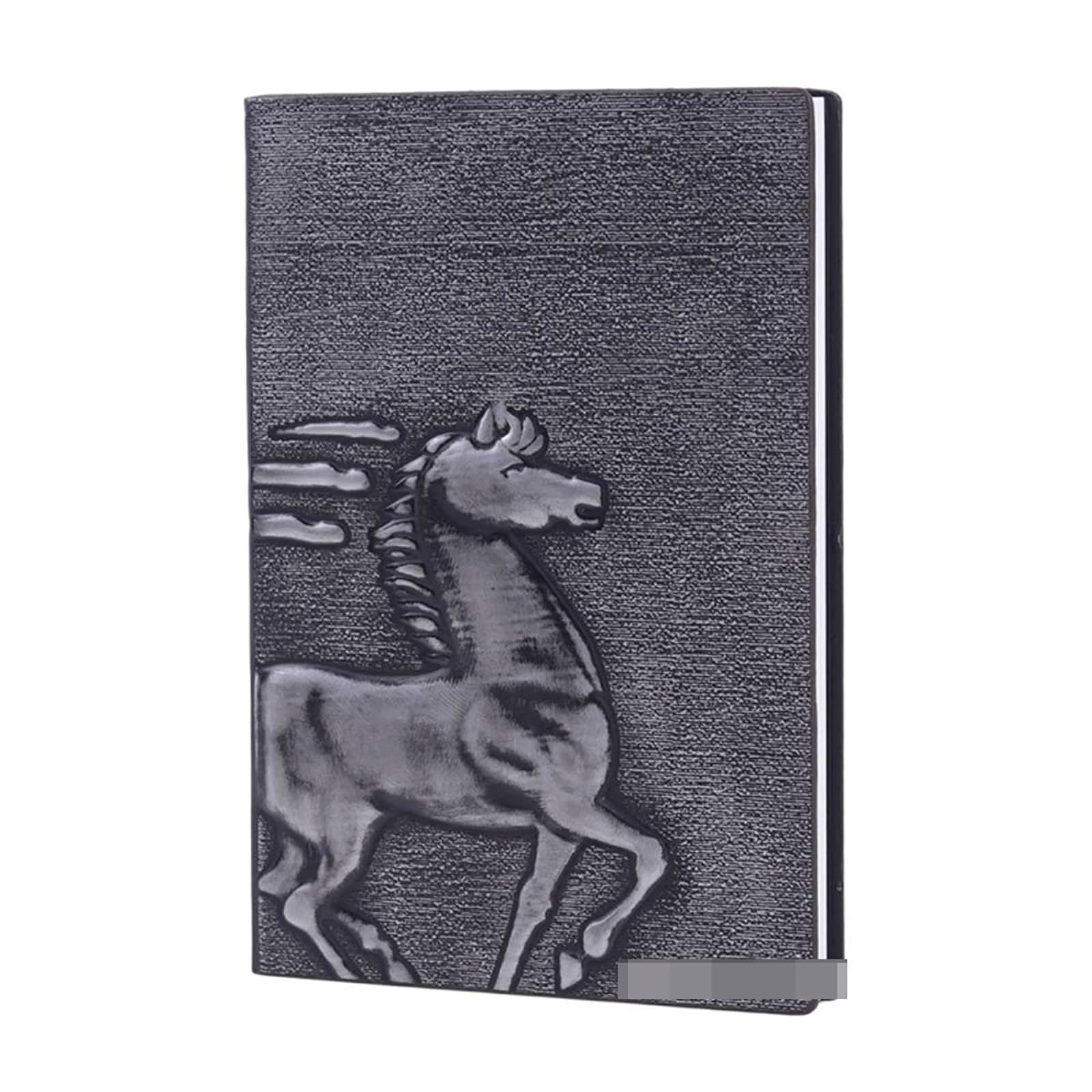 Carnet de notes A5 relief rétro argenté gaufré de prestige - 6