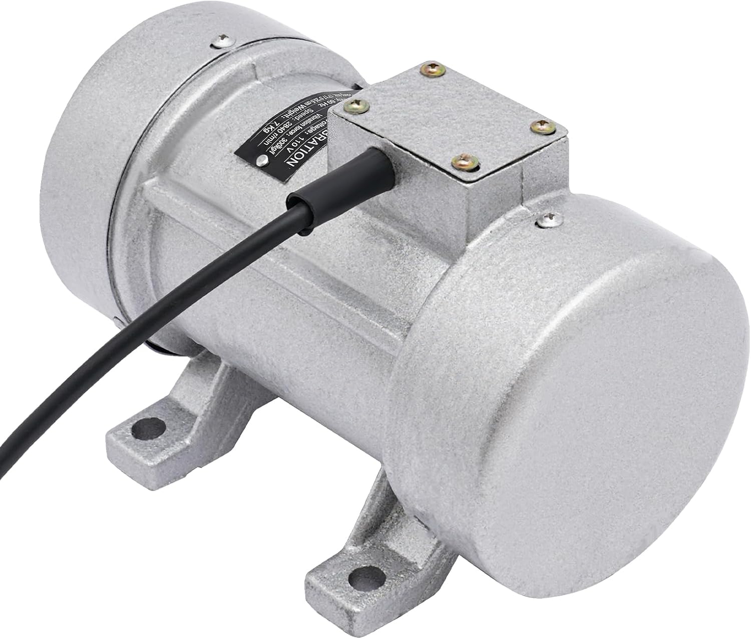 YIYIBYUS 550W Industrial Vibration Motor, Electric Concrete Shaker Vibrating Motor Table Concrete Vibrator Vibration Motor Heavy Duty Machine for Salt Sand Spreader and Concrete Mixer