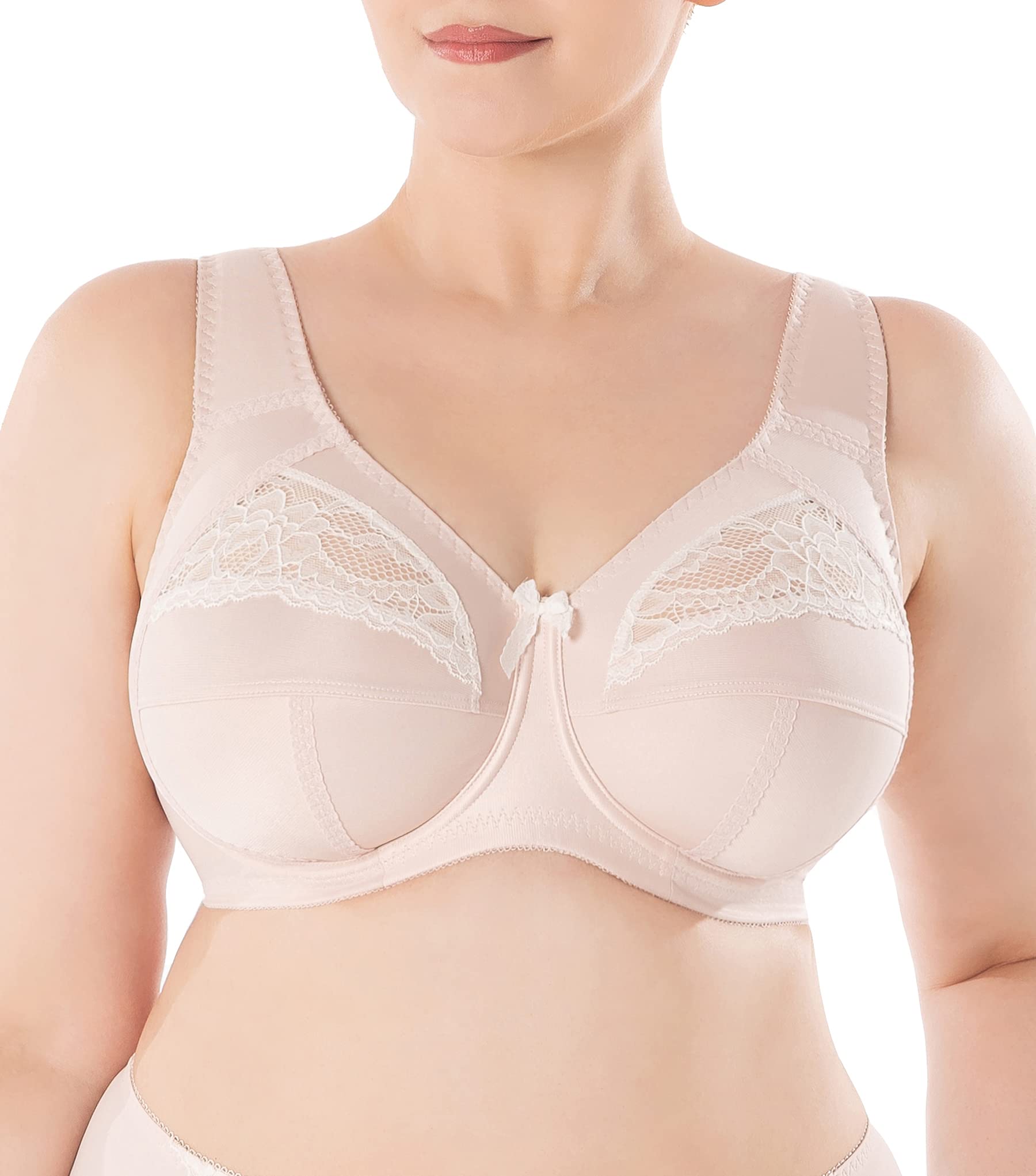 Sujetador Cómodo con Aros para Mujer – Sujetador para Mujer Suave y Cómodo, con Soporte y Elevación, y Que Evacúa la Humedad