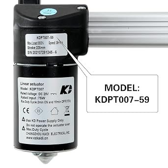 Linear Actuator Kaidi Model KDPT007-59 Power Recliner Lift Chairs Motor