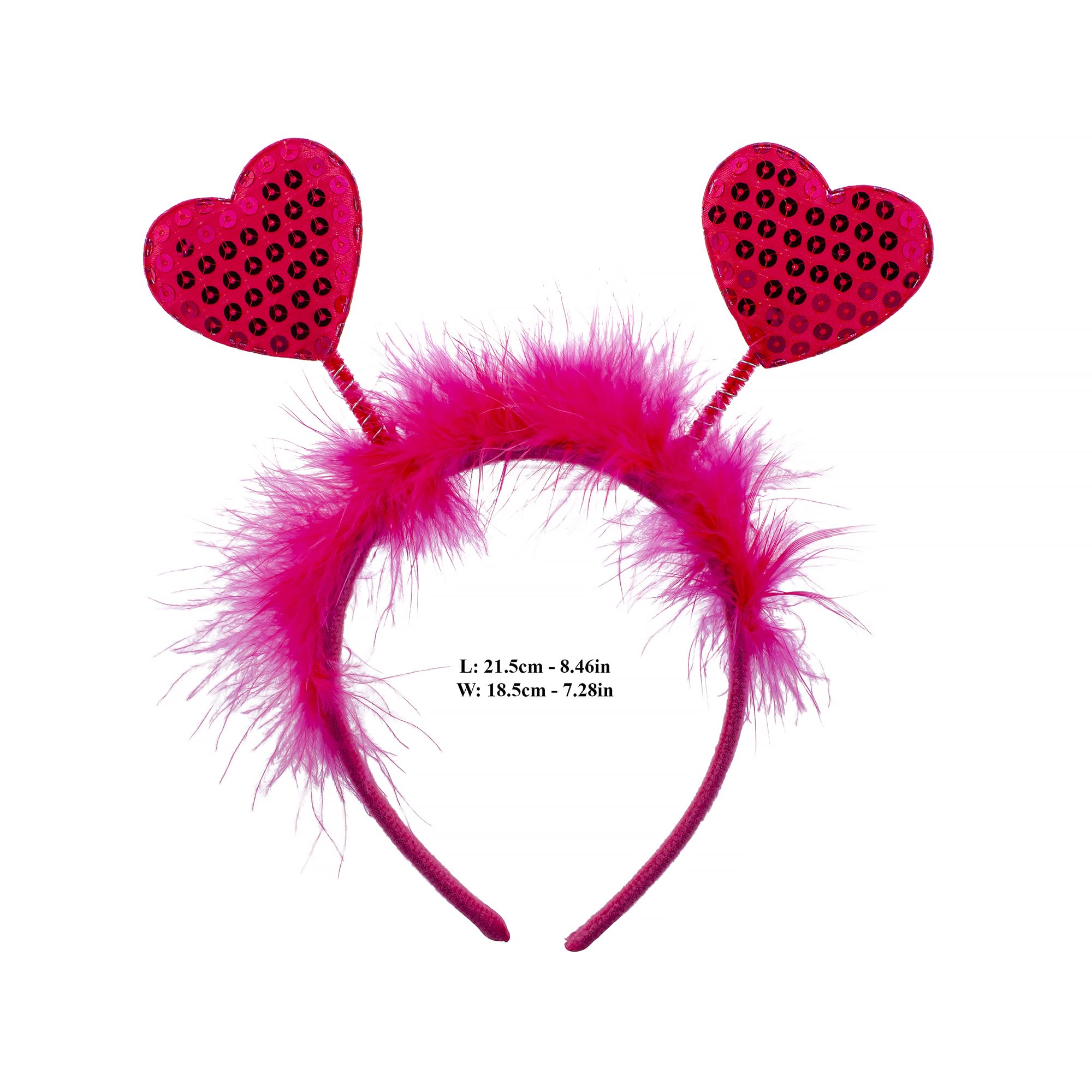 Amazon.com: LUX ACCESSORIES Fabric Furry Heart Antenna 