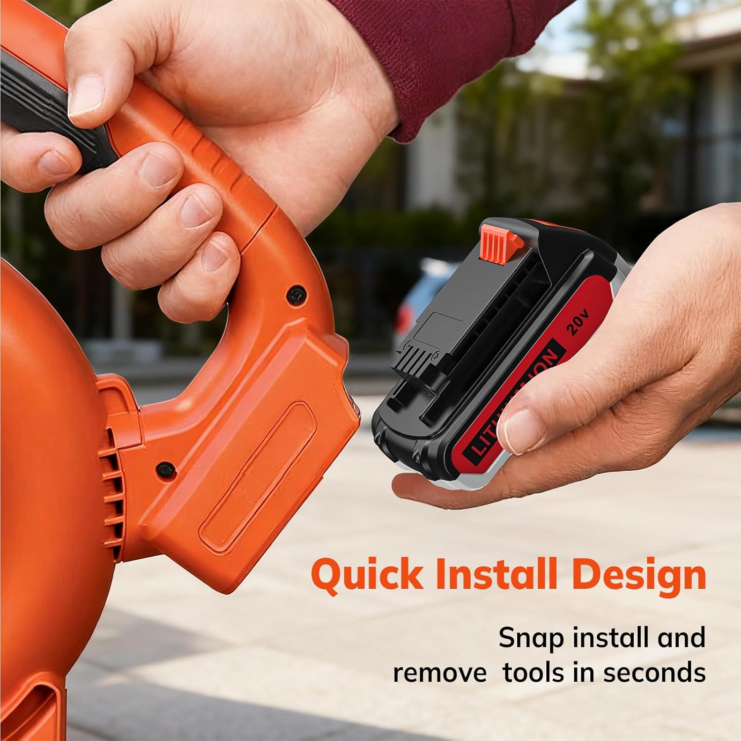 Morpilot 2 Pack 4000mAh 20V Max Battery LBXR20 Replacement for Black and Decker 20V Lithium Battery Compatible for LB20 LBX20 LBX4020 LBXR20B-2 Extended Run Time Cordless Power Tools - Image 7