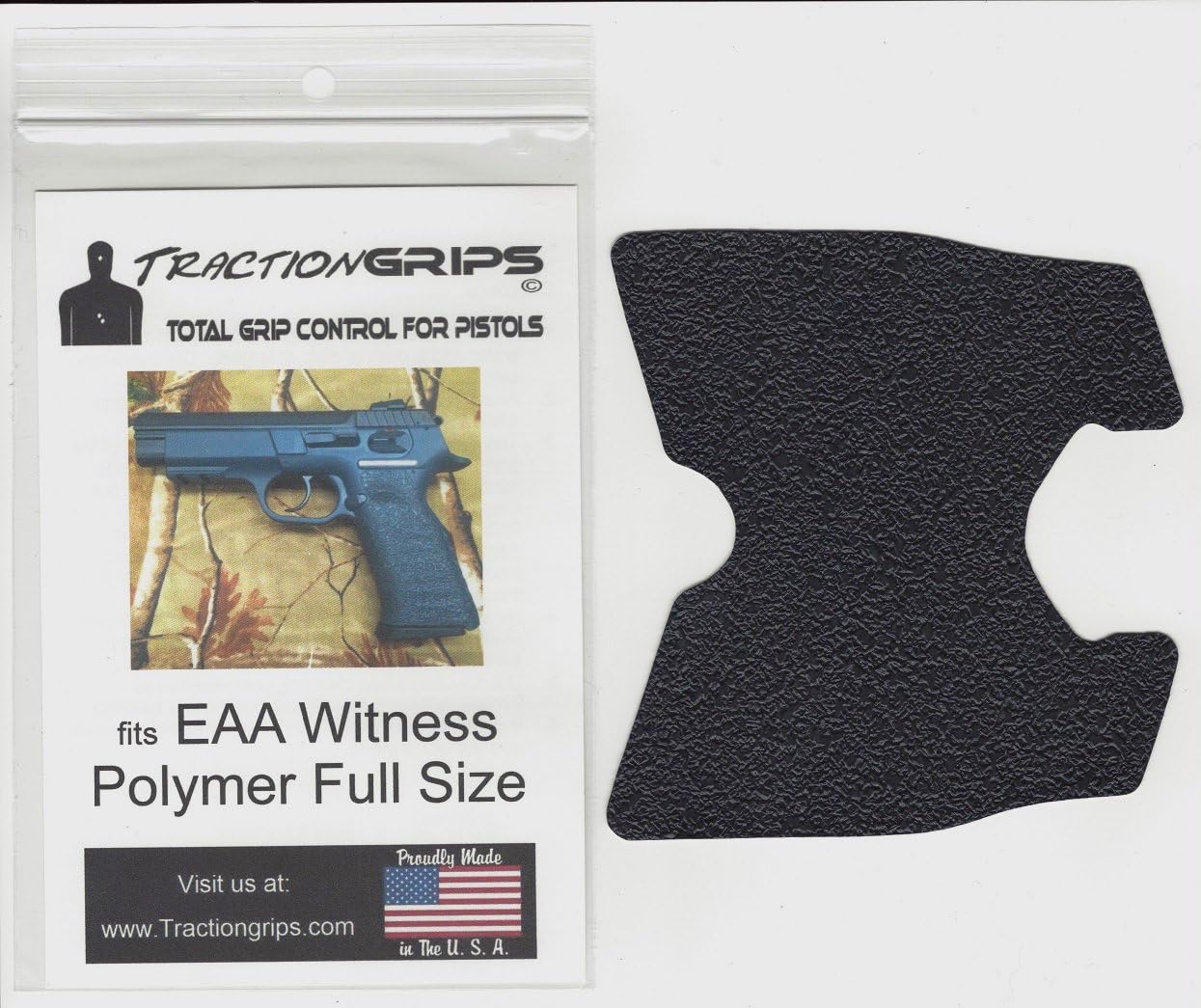 Tractiongrips Grip Overlay Decal for EAA Witness Polymer