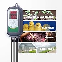 Vista 8 de Inkbird WiFi ITC-308 Termostato de controlador de temperatura digital y termostato de reptil IPT-2CH WiFi controlador de temperatura