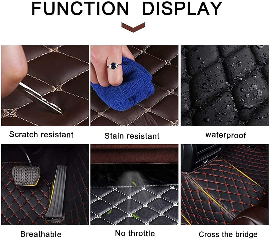 Auto Tappetini Su Misura In Pelle Per M AZAD MX-5 2009-2016 2017(LHD),Tappetino Tappeto Antiscivolo Copertura Completa Abitacolo Impermeabile Protezione 3D Moquette Accessori