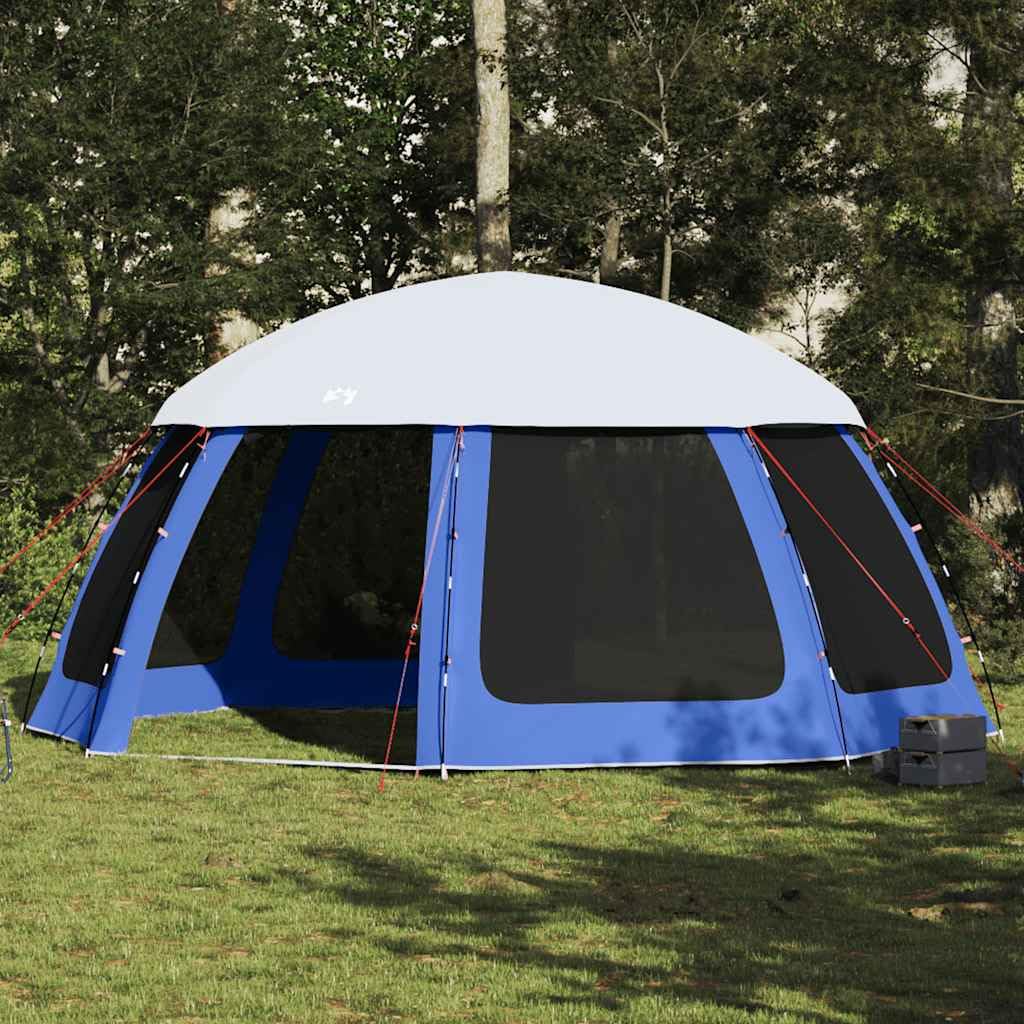 vidaXL Poolzelt mit abnehmbarem Überzelt Netzwänden Azurblau 510x510cm
