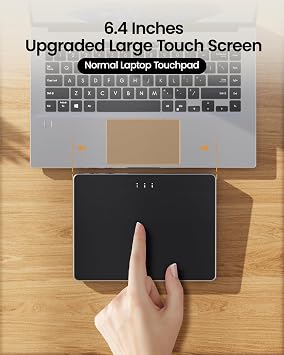 ProtoArc T1 Plus Bluetooth Trackpad for Win 11/10, Grey Black