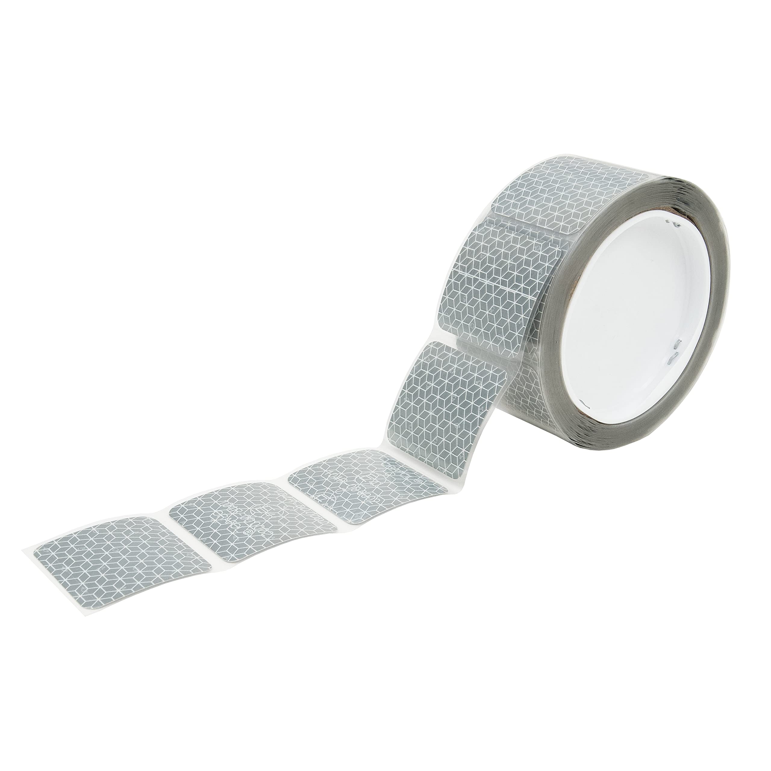 Prolac Marquage de contour réfléchissant 10 mètres adhésif pour véhicules camions remorques Blanc segmenté