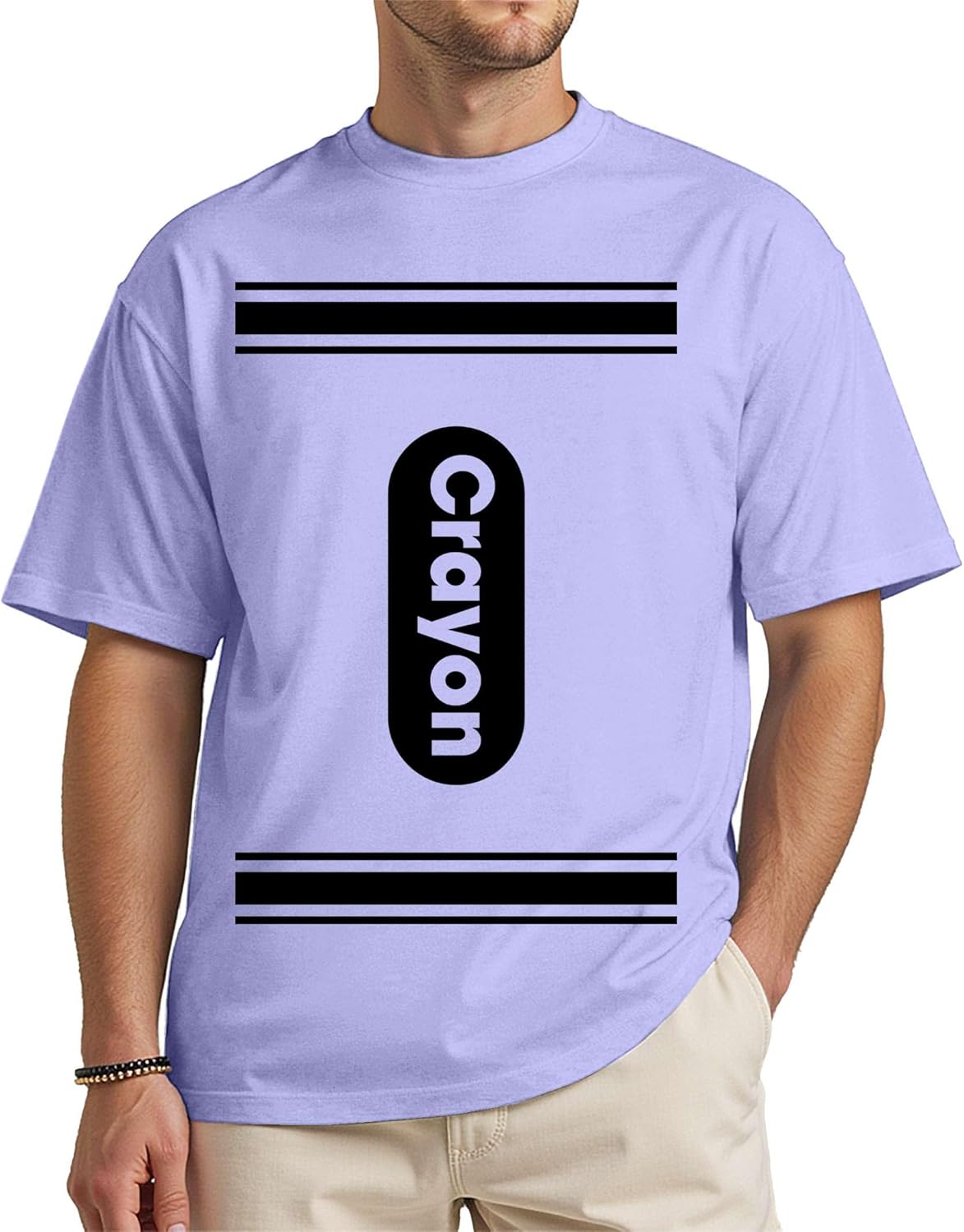 Funny Crayon Halloween Shirt, Unisex Costume T-Shirt for Adults and Teens