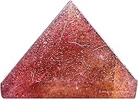 Vista 8 de Cristales curativos de pirámide de labradorita de Amazing Gemstone - Figurina de gran pirámide de 1" de piedra natural para meditación, Reiki
