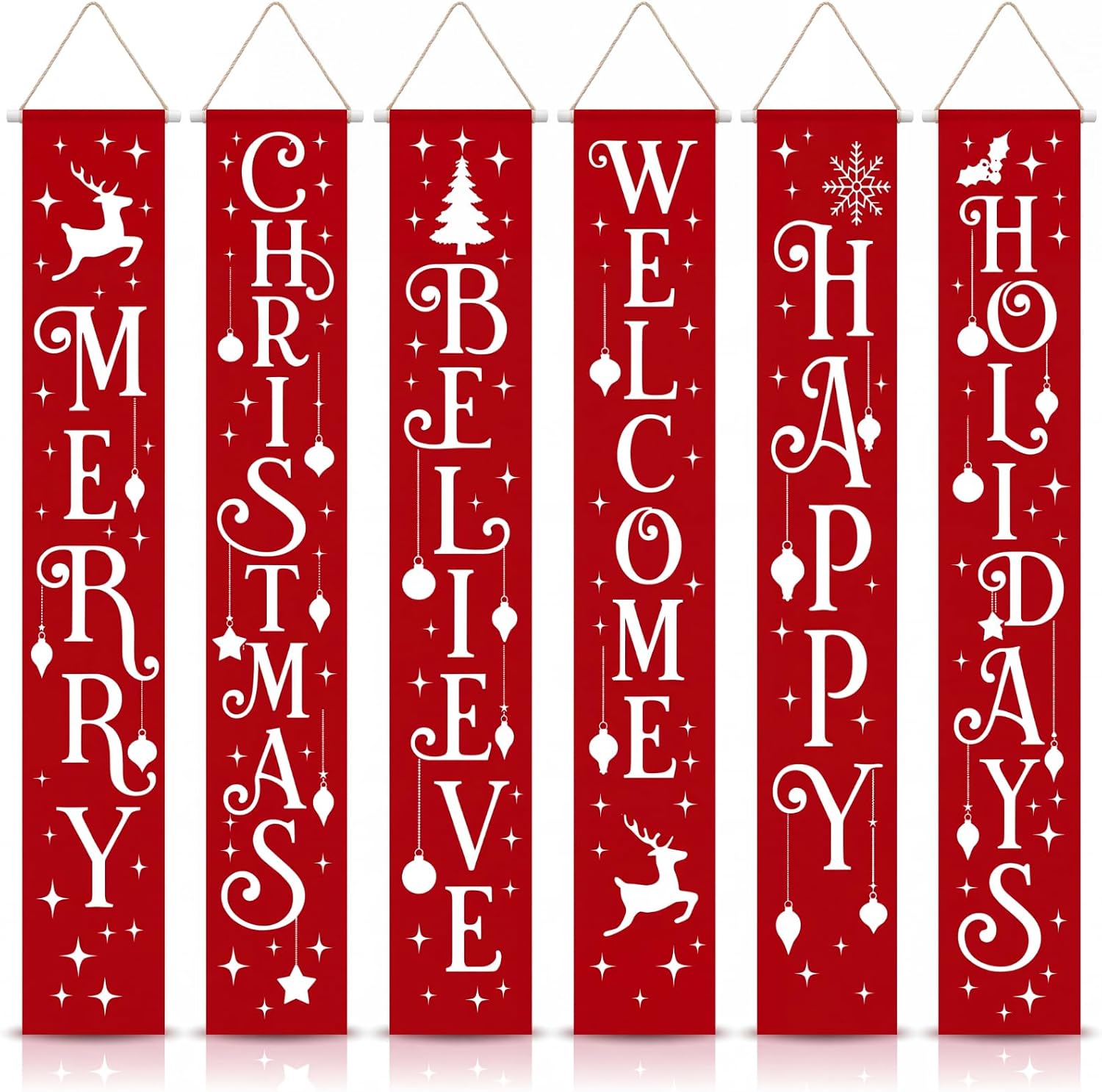 Hahafelt 6 Pcs Football Decoration Banners 61 Inch Football Party Bulletin Board Banner Sports Ball Background Game Porch Door Hanging Decor for Wall Classroom Office Birthday Party Supplies