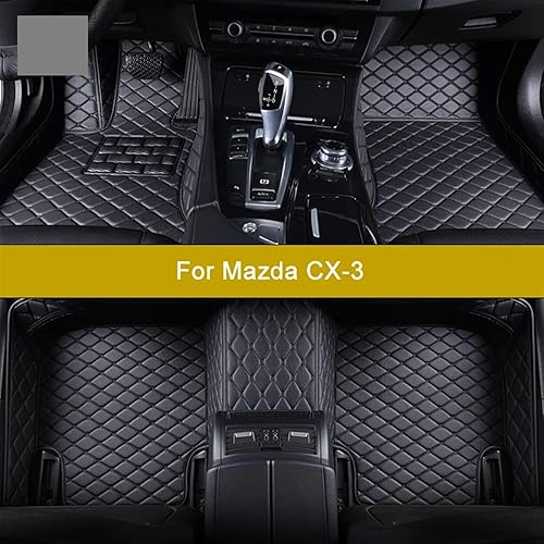 Miniatura 2 de Car mat Custom Car Floor Mats for mazdas CX-3 CX3 Auto Accessories Foot Carpet (Color  Brown)