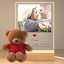 Point20.it PhotoPlex Plaque with Base Included Personalised with Photo and Dedication Gift Idea Name Boyfriends Phrase Romantic Birthday Couple Valentine's Day for Him and Her Day Mom Dad Christmas