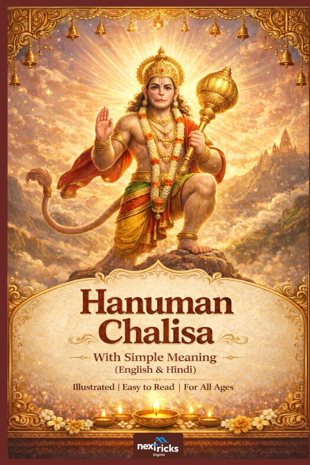 Hanuman Chalisa with Hindi & English Meaning: Complete Bilingual Explanation for Chanting, Study & Daily Paath