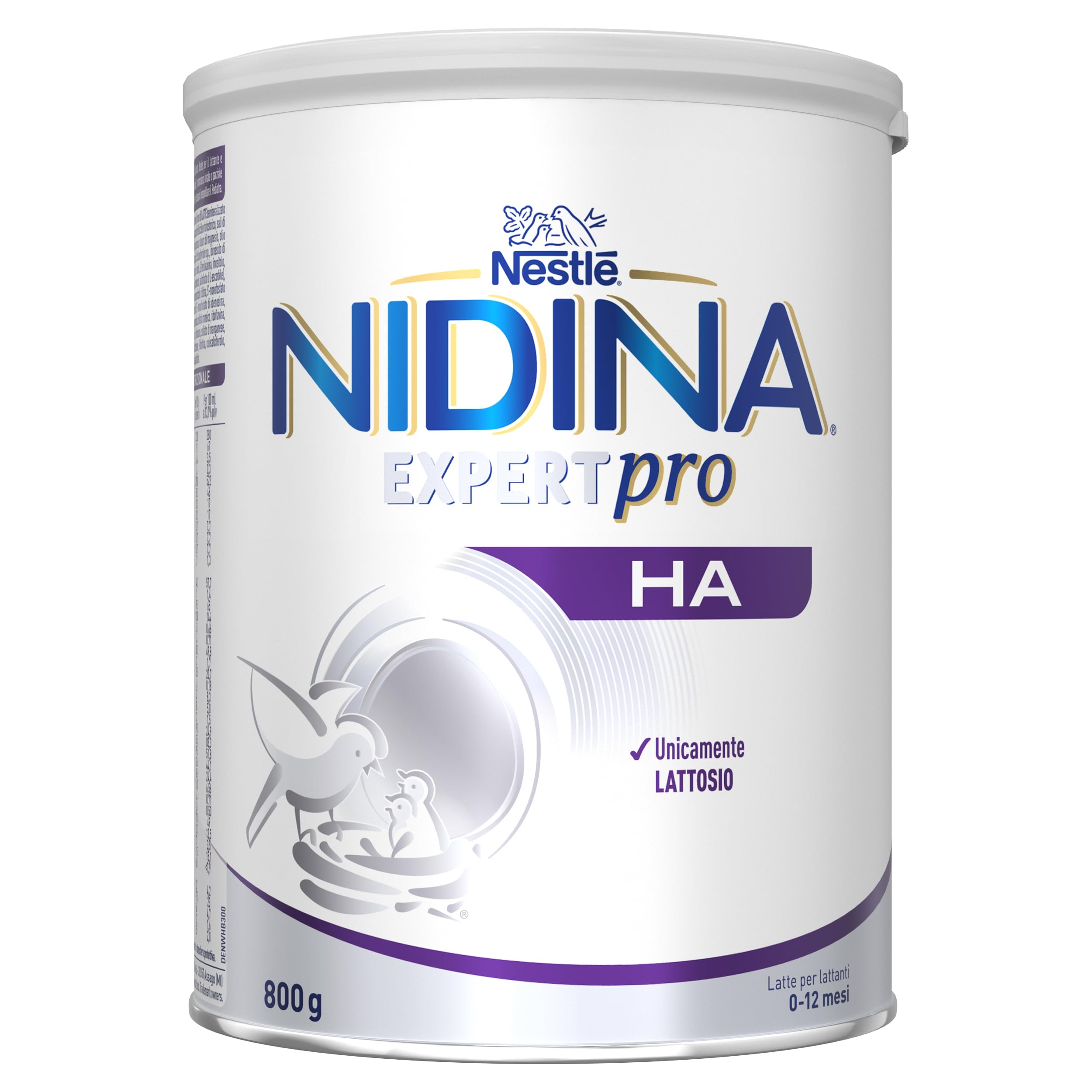 NIDINA EXPERTPRO HA Latte per Lattanti in Polvere dalla Nascita Latta 800g