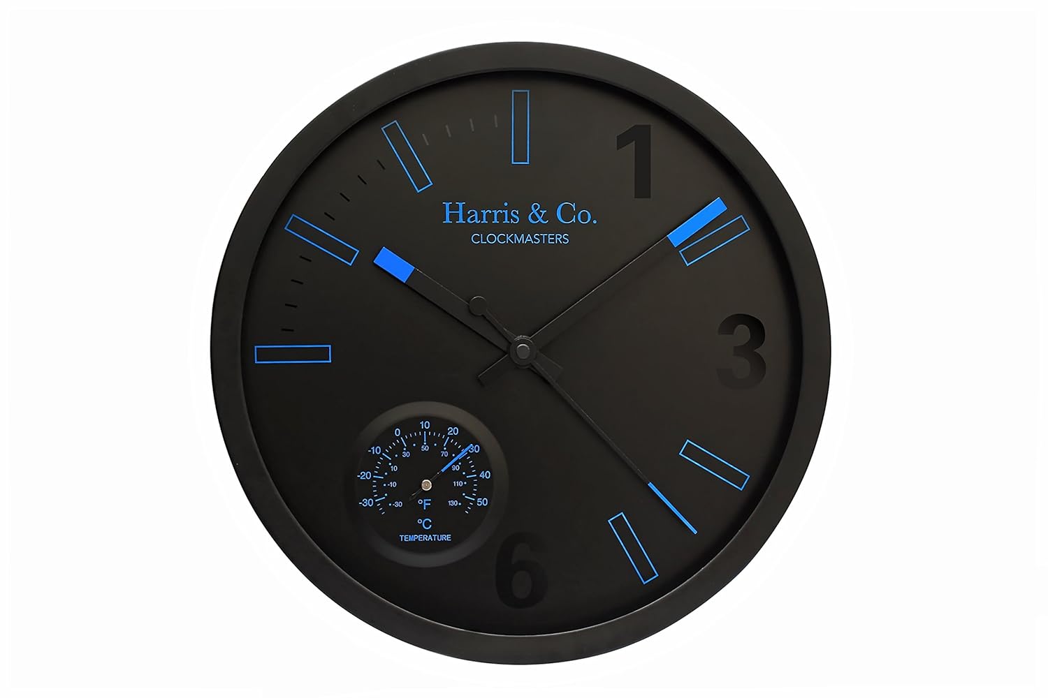 Buy Harris & Co. Clockmasters Premium Luxury Sporty Wall Clock with