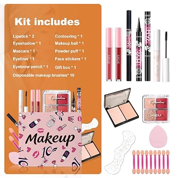 Makeup Set Makeup Kit for Teens & Girls Make Up Sets for Girls 8-12 Makeup Gift Set for Teenagers Makeup kits for Beginner