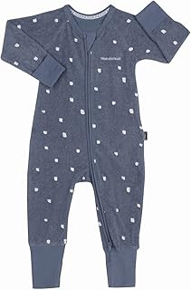 Bonds Baby,Clothing,Baby Boys 0-24m,Dungarees Bonds Poodlette Zip Wondersuit - Brushed Spot Waterhole