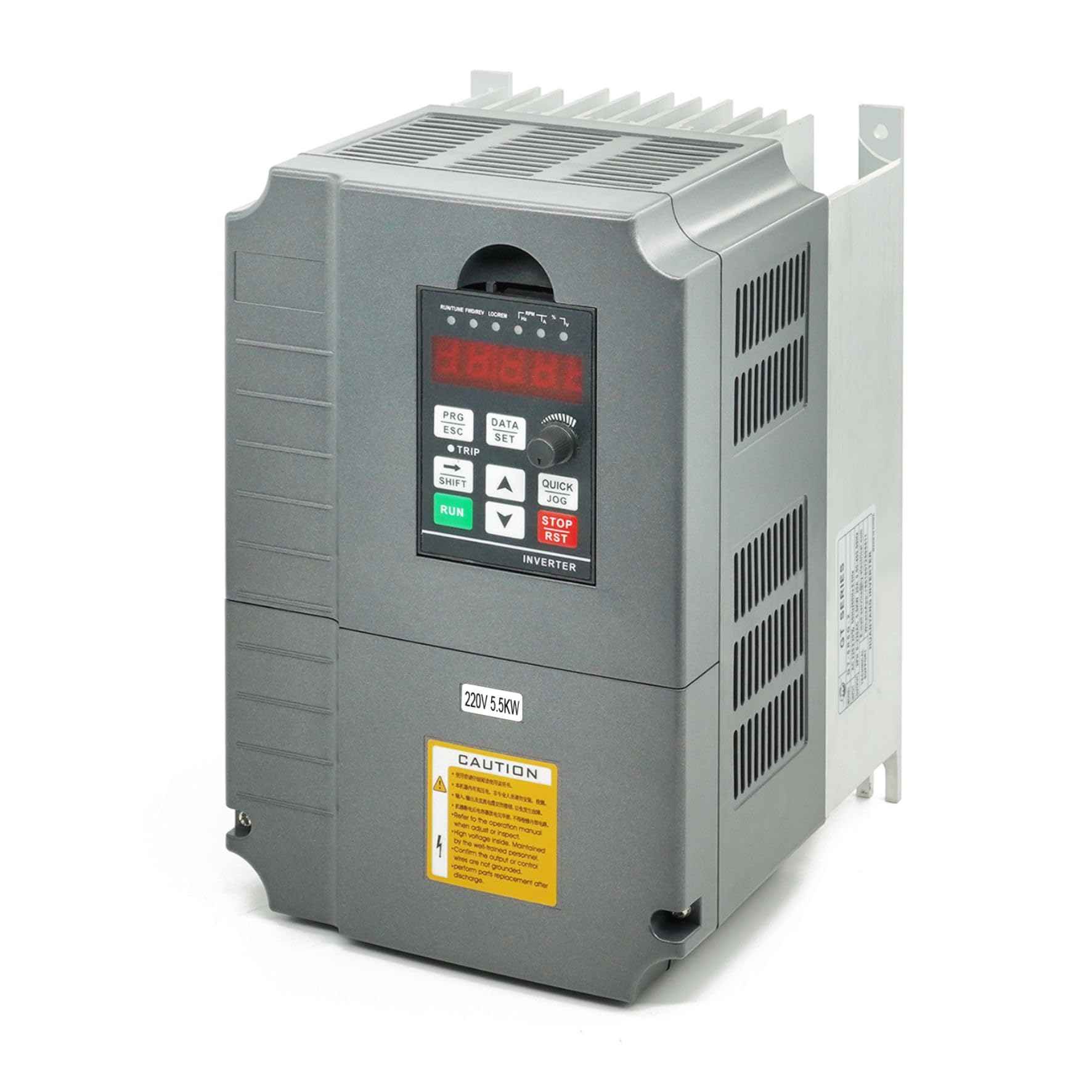 Vectorregeling Computerized Numerical Control (CNC) frequentieomvormer (VFD) van de motor, 220 V, 2,2 kW, 3 pk, voor spindelmotor, controle van de snelheid, Huanyang GT-serie