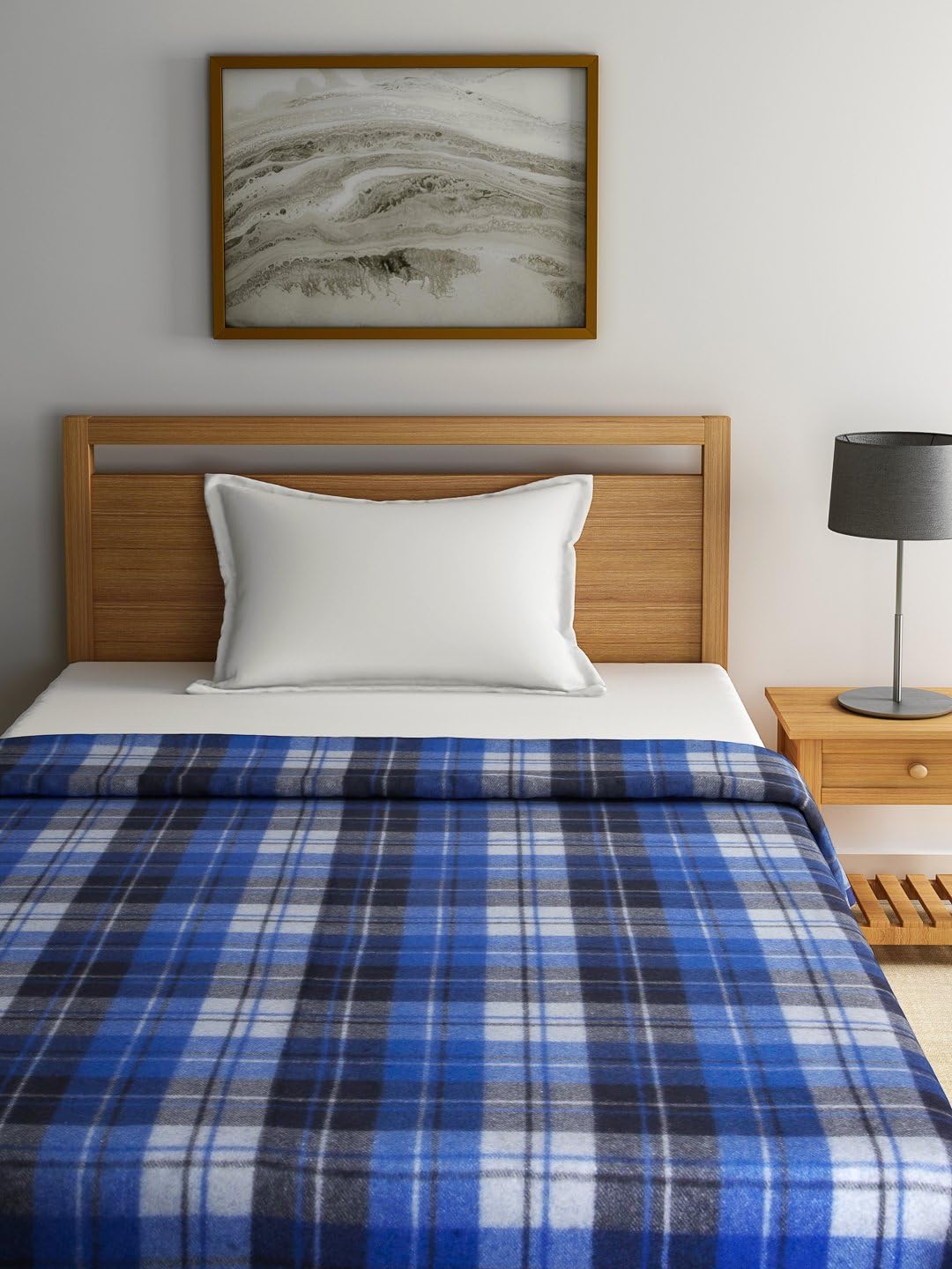 Buy Raymond Home Wool Single Blanket, Brown, 1 Pc Online at Low Prices