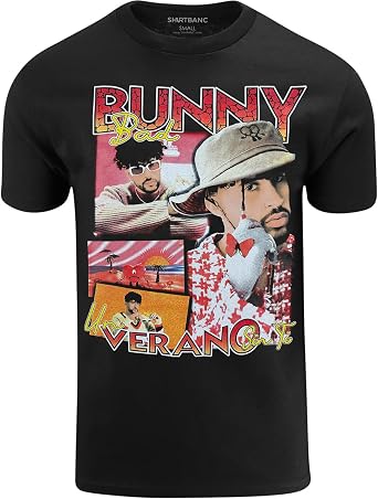ShirtBANC Concert Shirt - Un Verano - Trap Reggeaton - Hip Hop Tee Black