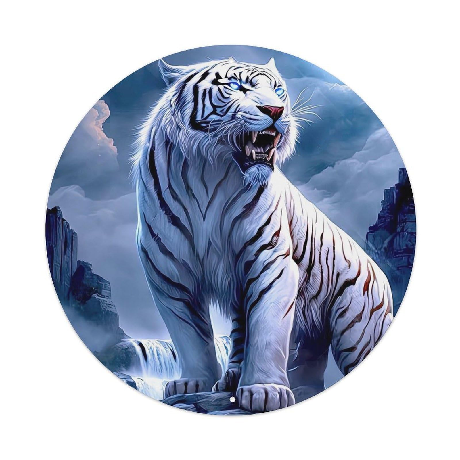 Animal Tiger Roar Metal Tin Sign