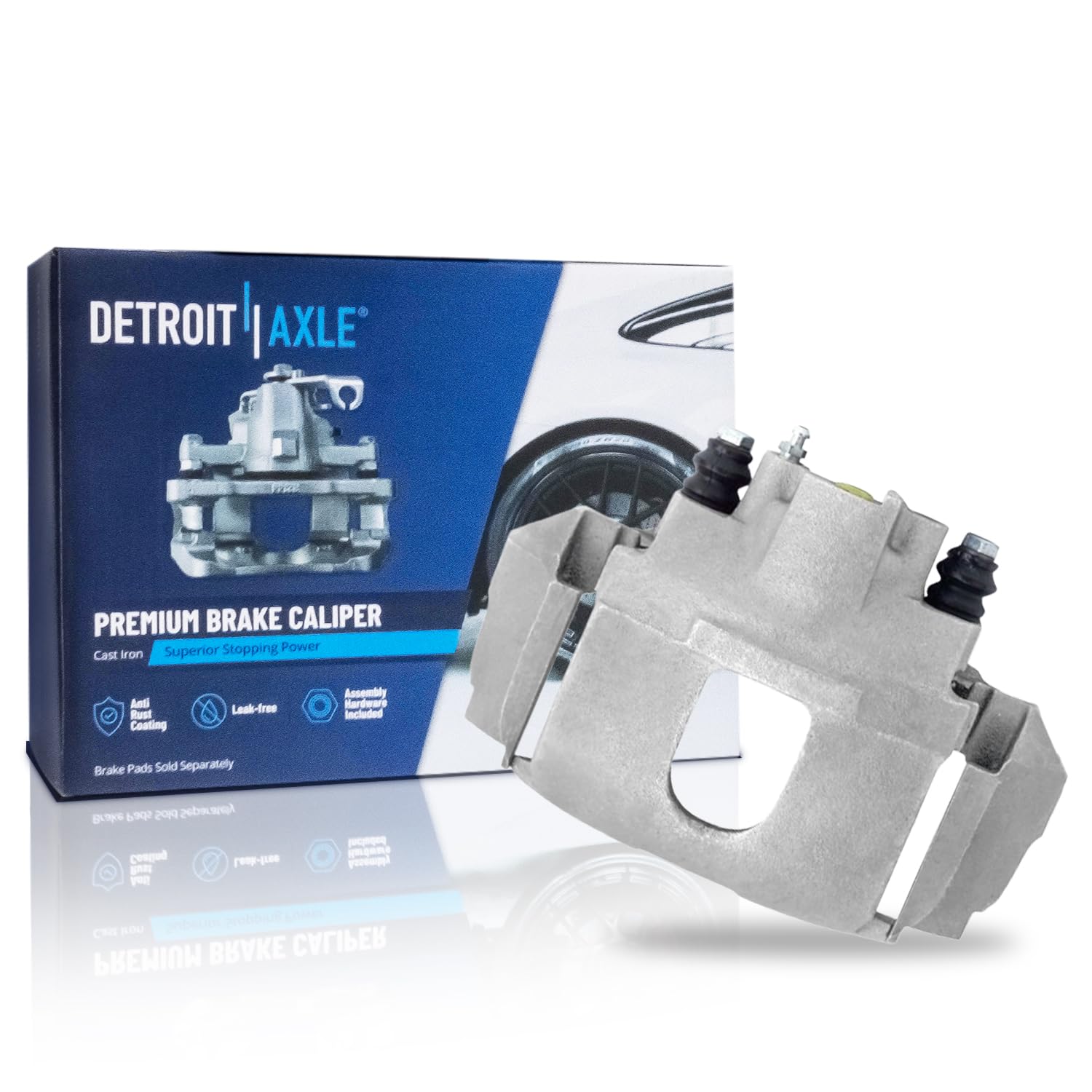 Detroit Axle - Front Right Brake Caliper for Chrysler Dodge Daytona LeBaron