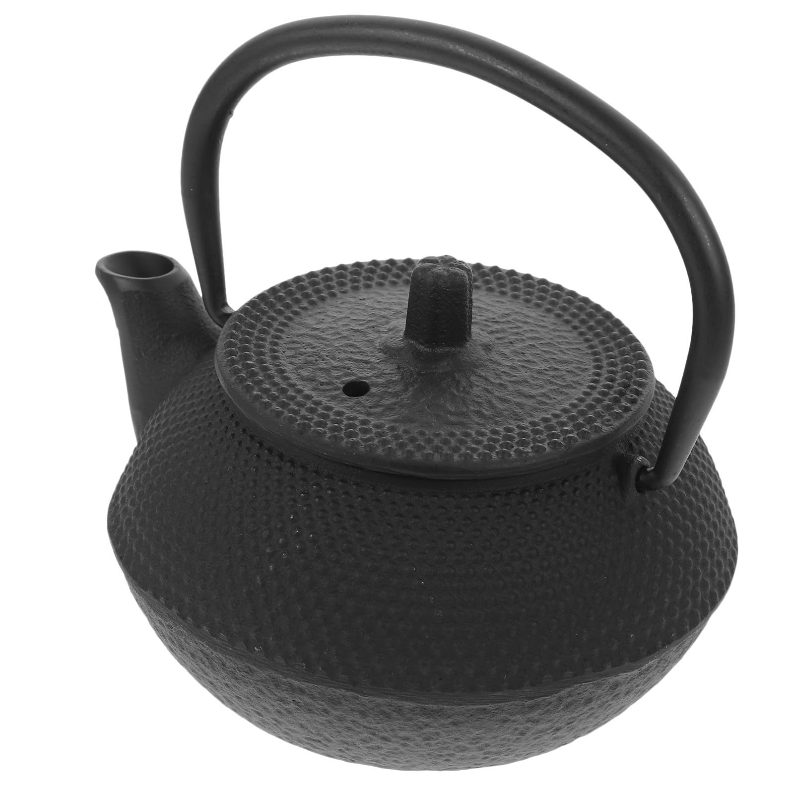 Théière en fer noir compacte pour savourer un thé oriental apaisant au bureau ou à la maison