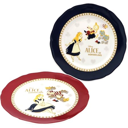 Amazon Co Jp 三郷陶器 Sango Toki 中皿 白 19 4cm ディズニーブリティッシュ ブルーペアプレート 3525 01 ホーム キッチン