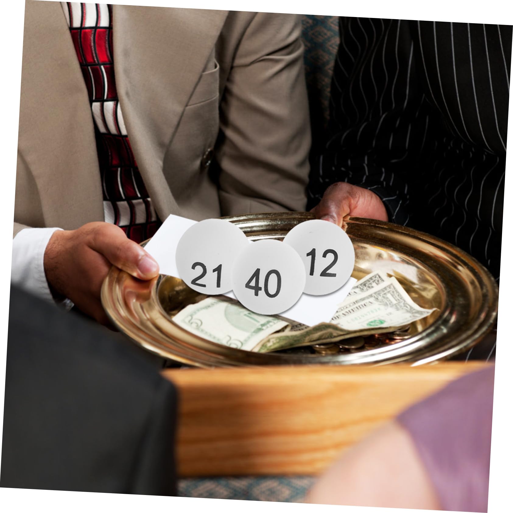 Veemoon Boules De Loterie Numérotées 1-50 Blanches De Tombola Imprimées