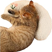 Half Donut Cat and Dog Pillow - Half Donut Cuddler Pillow,Pet Calming Pillow Joint Relief Sleeping Improve, Sleeping Resting Playing Reading Pillow, Machine Washable -br