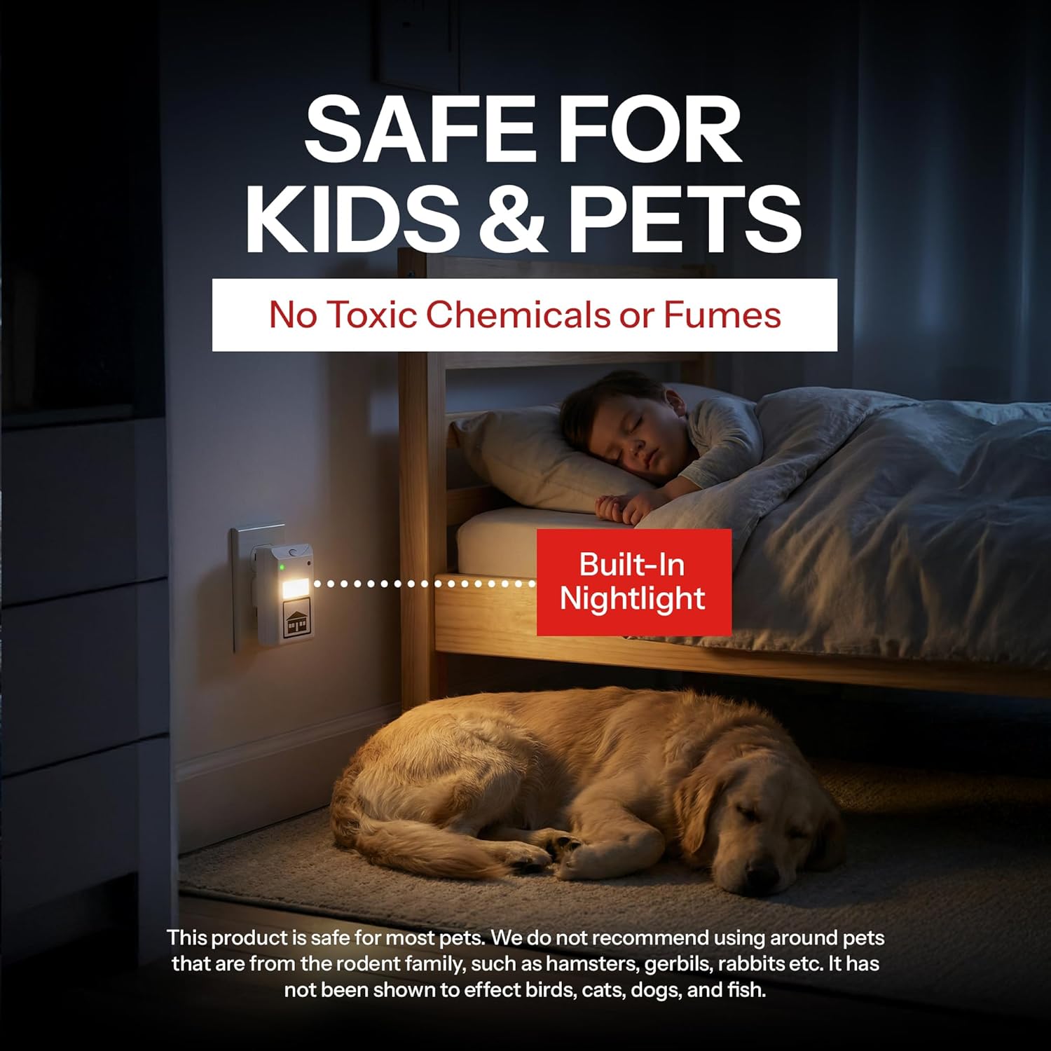 RIDDEX Plus Insect Repellent | Plug in, Mouse Deterrent - Pest Control for Defense Against Rats, Mice, Roaches, Bugs and Insects | Control Pests with No Toxins | White