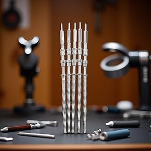 Amazon.com: Calsgkspray 5Pcs Movement Watch Steel Stem Crown Kit