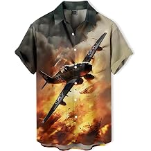 Men's Hawaiian Shirt, Fun Printed Design, Short Sleeve Button Up, Summer Holiday Resort Wear